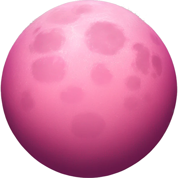 pink moon emoji