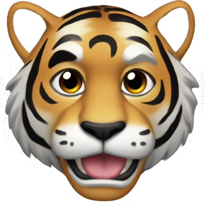 Tigre fumando  emoji