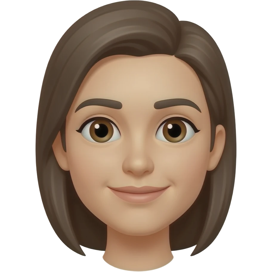 side head looking foward emoji