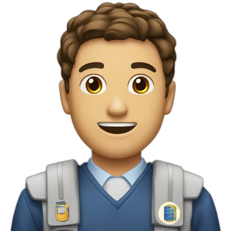 Emoji of a college and the name of the college is NISCORT media college emoji