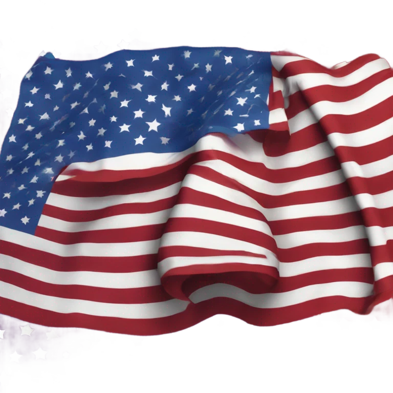 Upside down American flag emoji