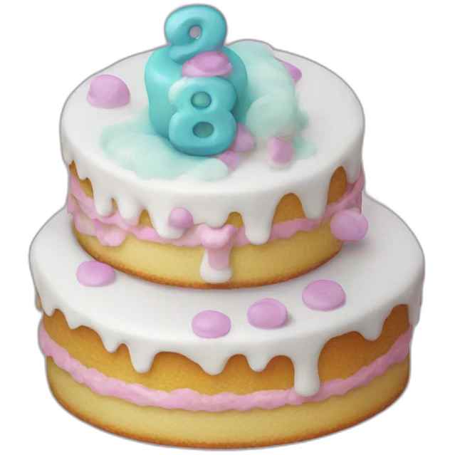 Numbercake 8 emoji