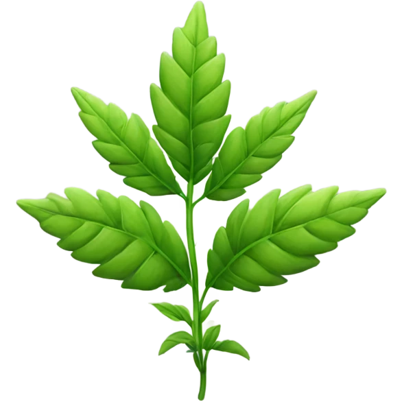 Weed plant emoji