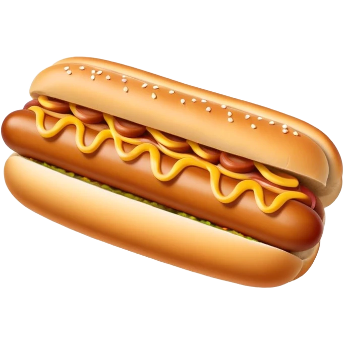 Plain hotdog without any sauce or condiments. Just a sausage in a bun, no ketchup, no mustard, completely dry emoji