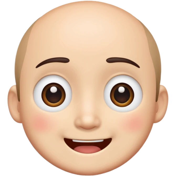 Shinchan shying face  emoji