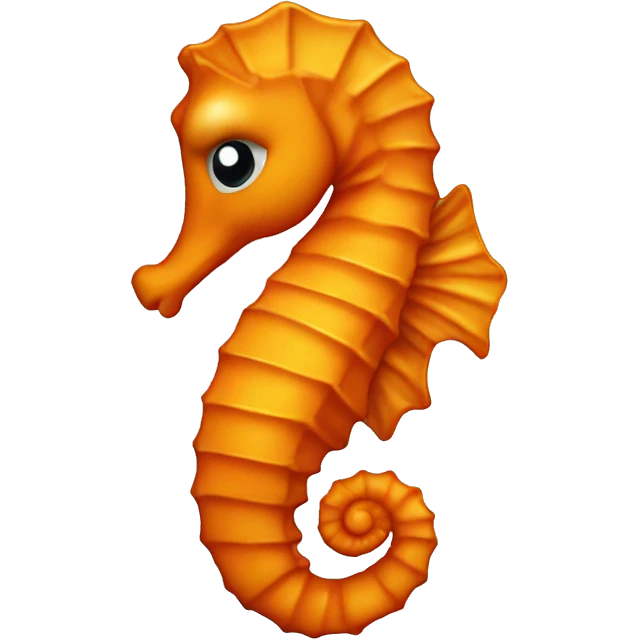 seahorse orange emoji