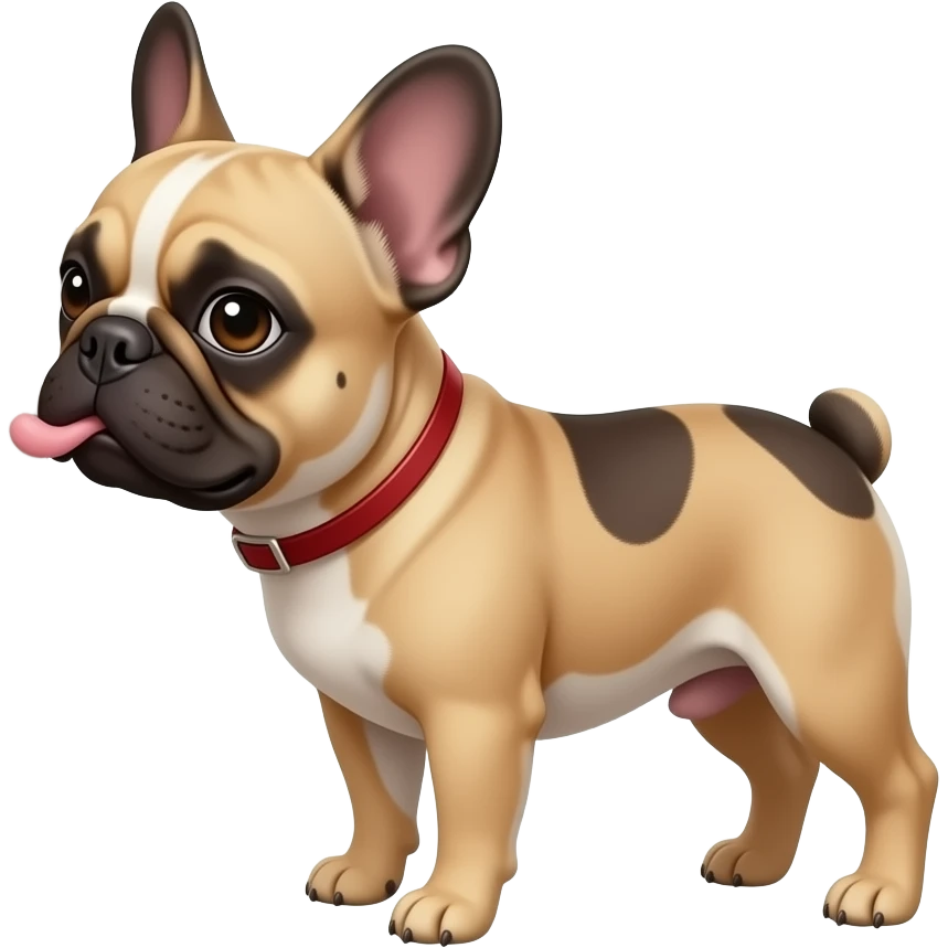 fenchie dog peeing on curtain emoji