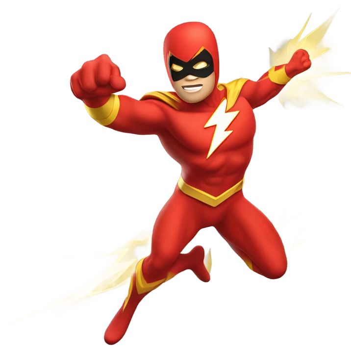 The flash emoji