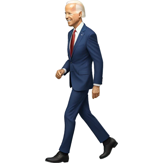 Joe Biden walk emoji