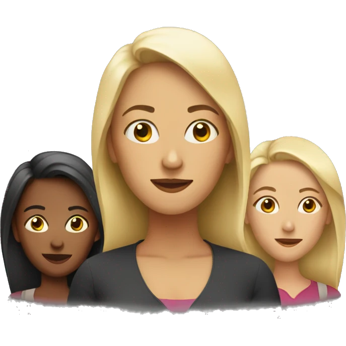 Three women  emoji
