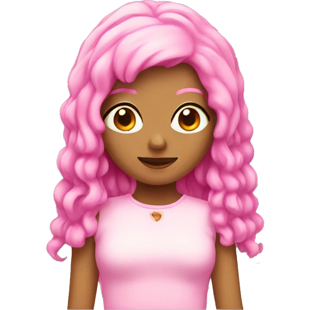 Pink  emoji
