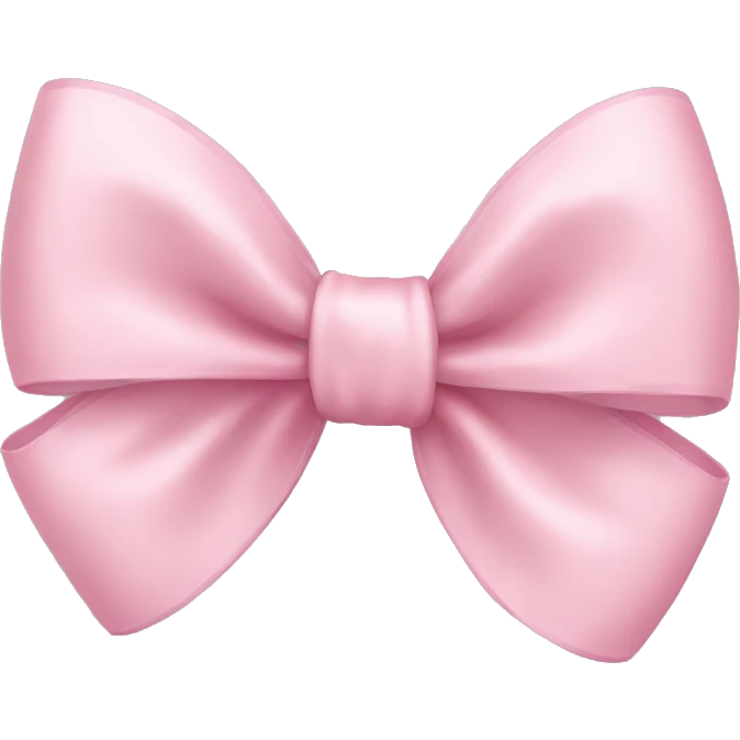 light pink bow  emoji