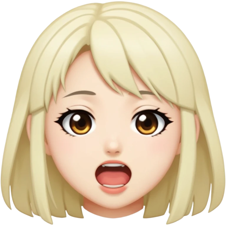 Ayame Kajou ahegao face emoji