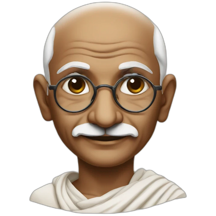 Mahatma gandhi emoji