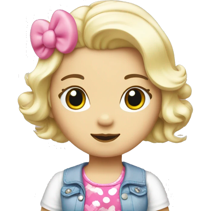 hello kitty girl emoji