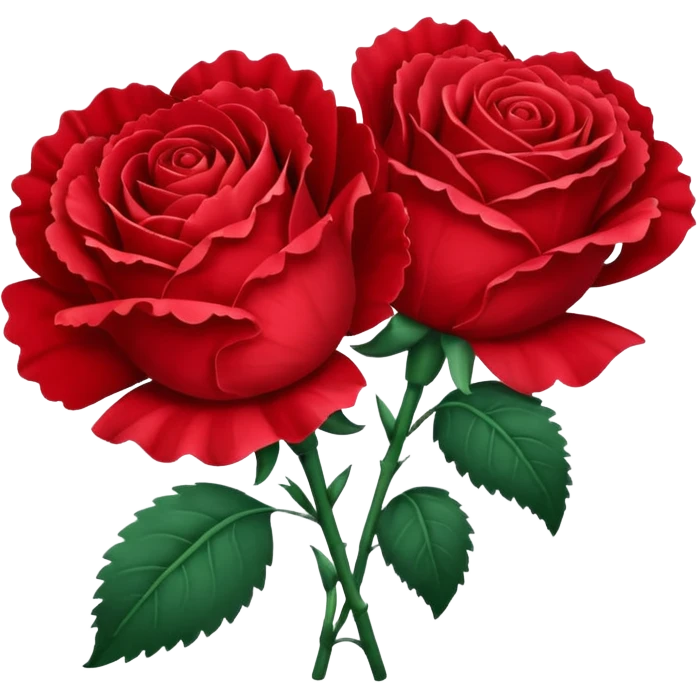 carnation and rose emoji