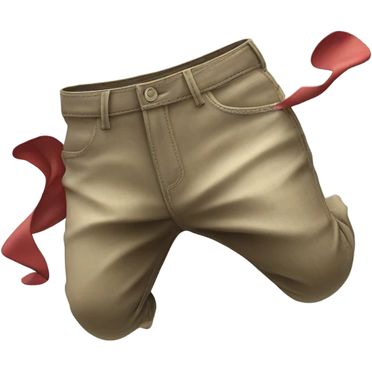 throwing pants off emoji