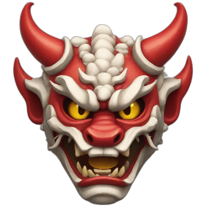 oni dragon japanese mask emoji