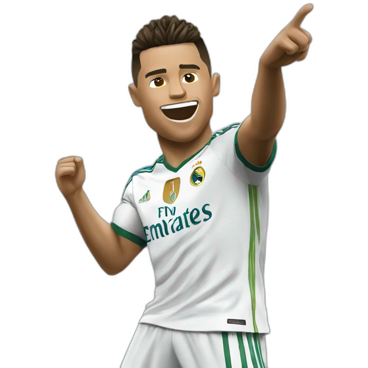Ronaldo qui dab emoji