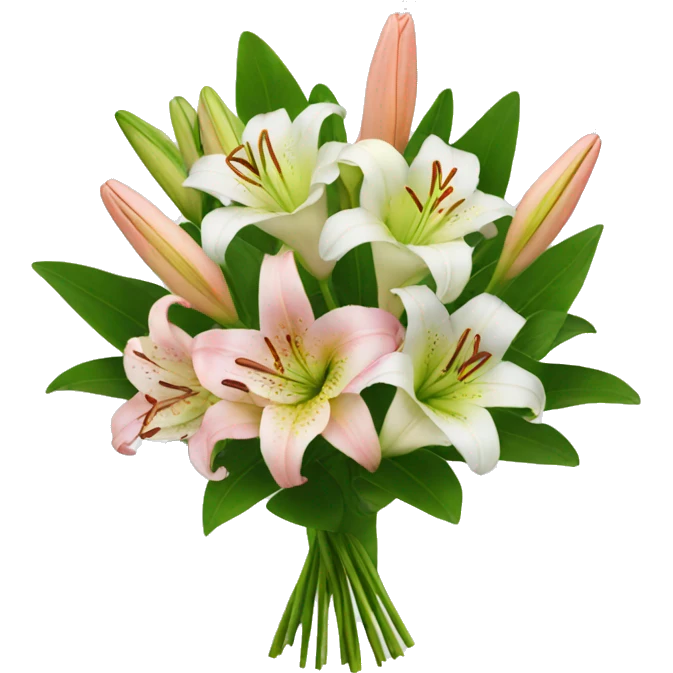 lilies bouquet emoji