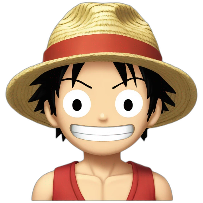 Monkey d luffy saying add emoji