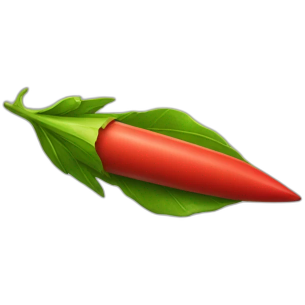 red-rocket-leaf emoji