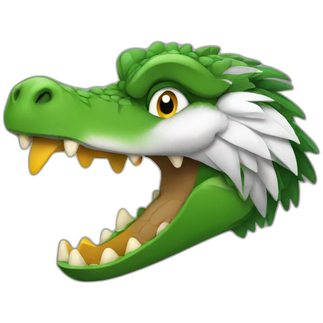 Crocodile Eagle emoji