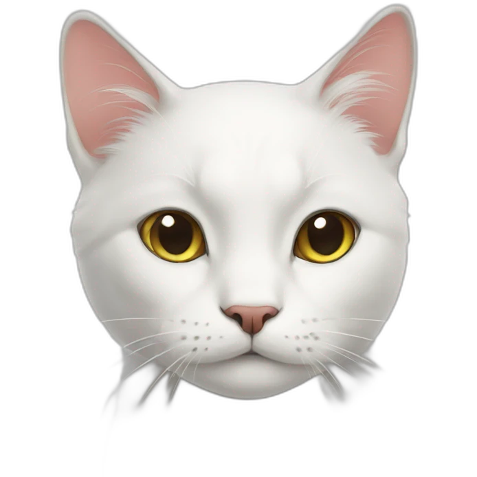 White cat emoji