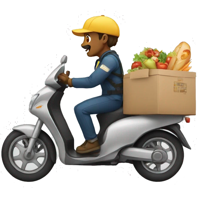 deliver food emoji