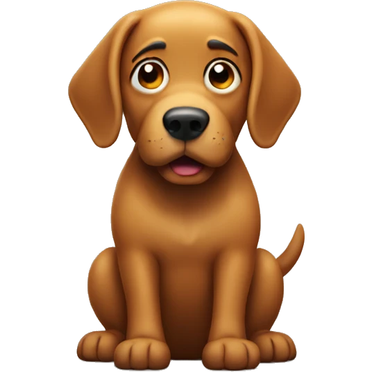 dog pooping emoji