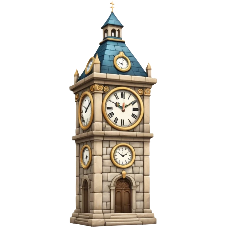 make an emoji which are a clock tower emoji