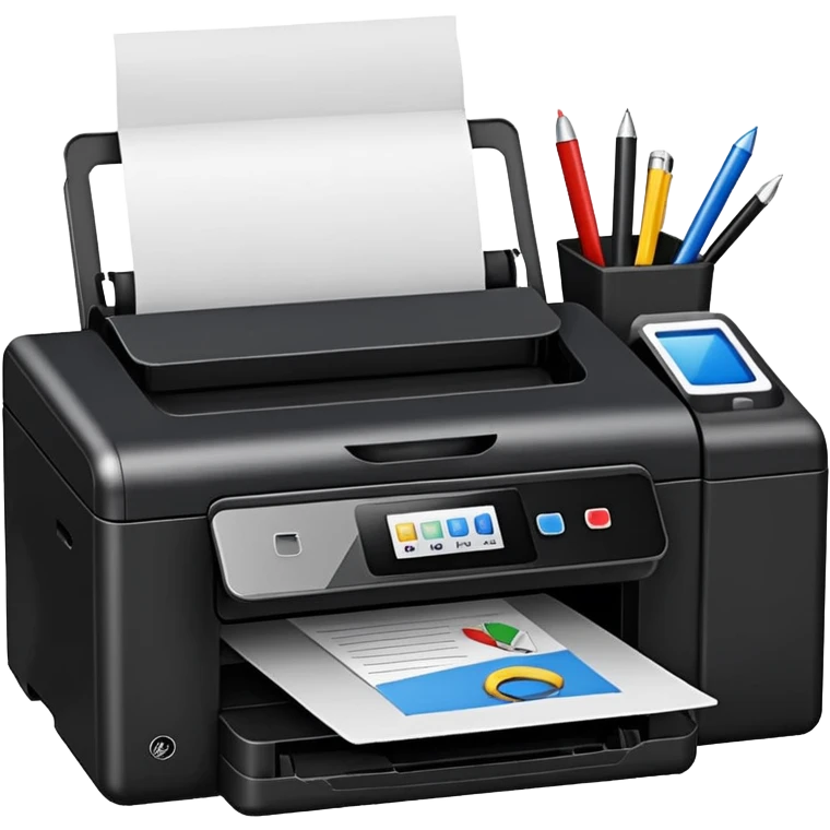 office printer and supplies corner emoji