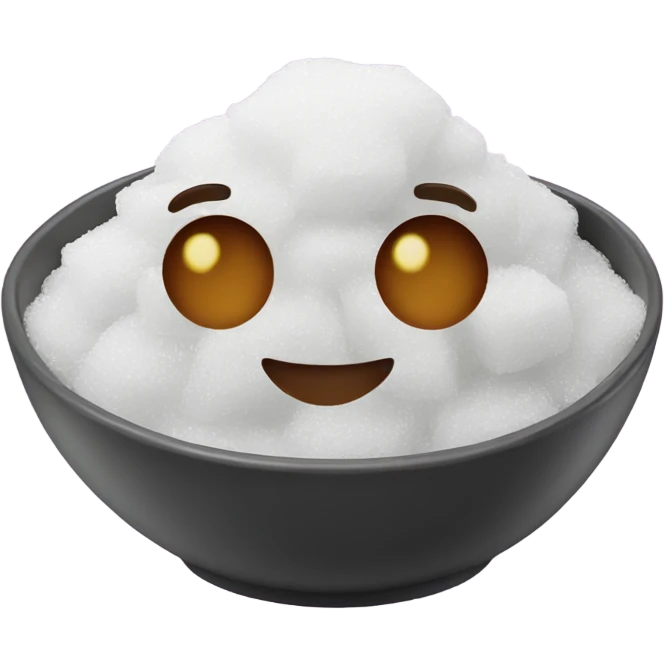 Bowl of sugar emoji