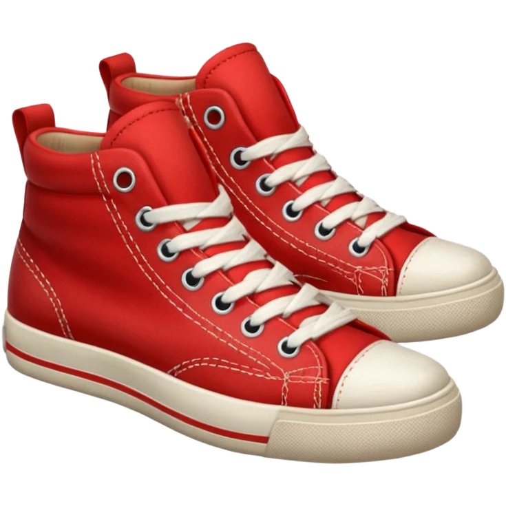 Red sneakers emoji