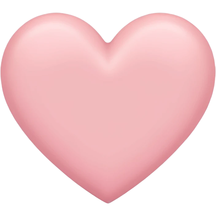 pastel pink heart  emoji