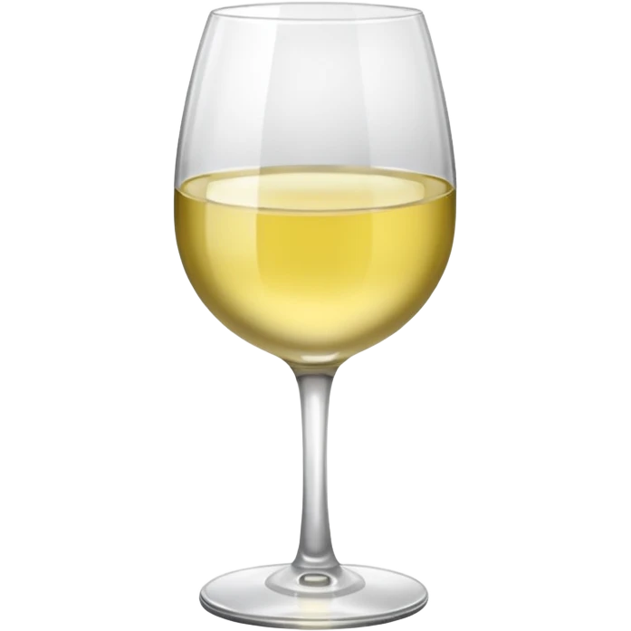 glass of white wine  emoji