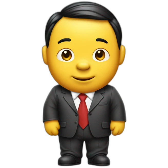 xi jinping wearing Winnie the Pooh suit emoji