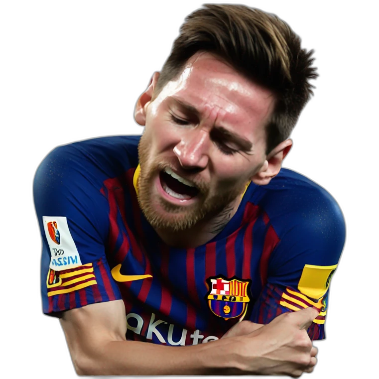 messi cry emoji