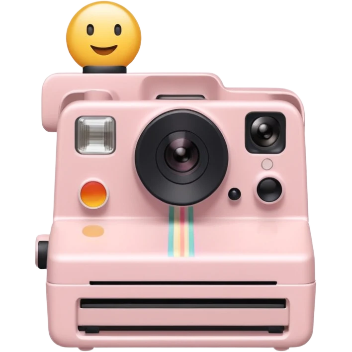Photos taken with a Polaroid camera have gentle pastel tones. emoji
