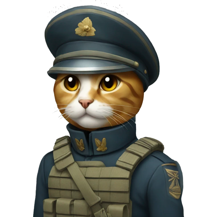 cat soldier emoji