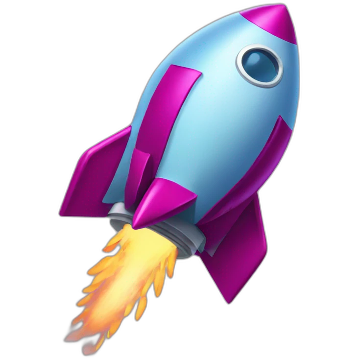 Flowerly Rocket emoji