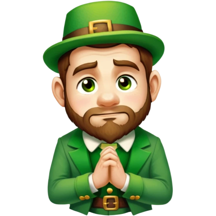 Sad Leprechaun emoji