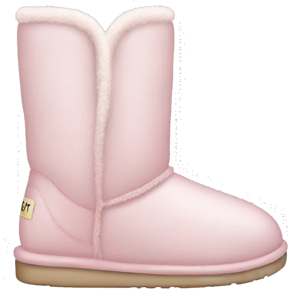 light pink uggs emoji