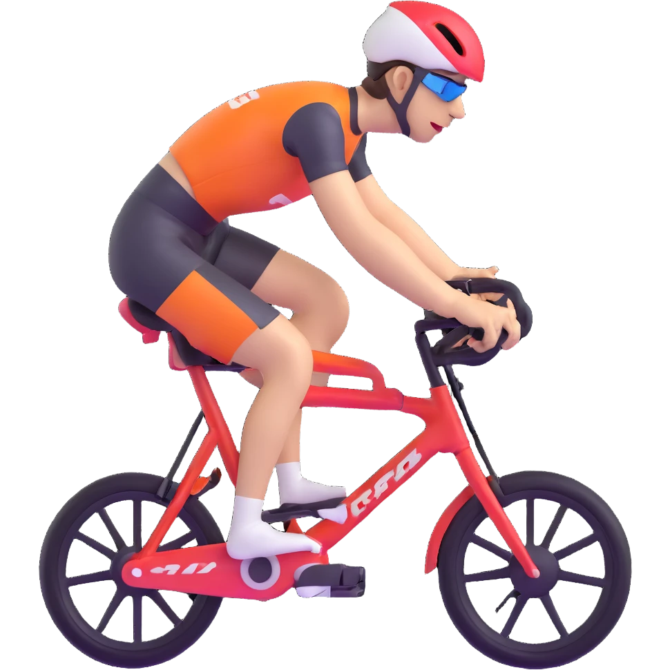 bike rider in racing gear emoji