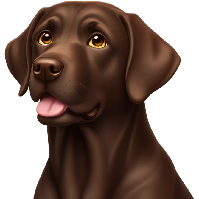 chocolate labrador emoji
