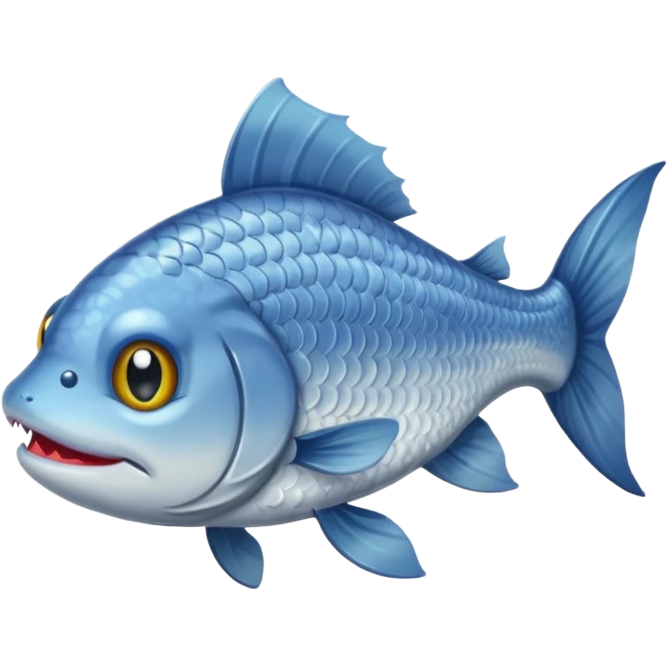 cat fish being fished emoji