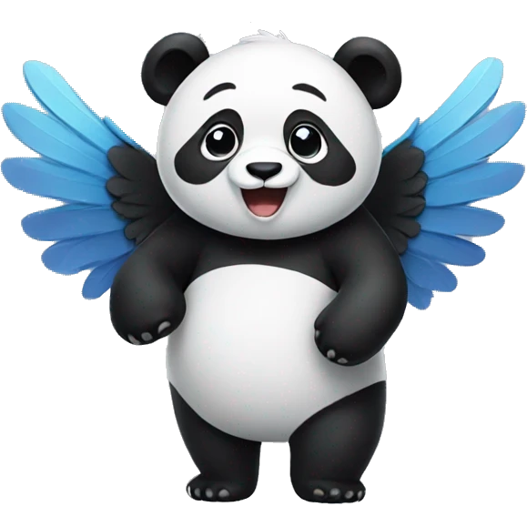 panda with wings  emoji