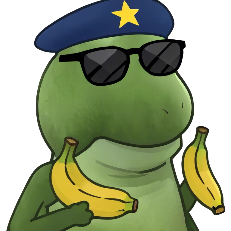 Nico as banana  emoji