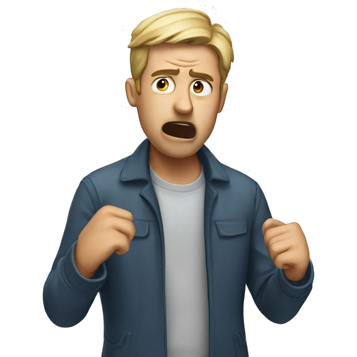 not smart  man keep coughing emoji