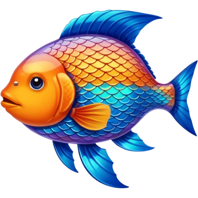 poisson qui pêche emoji